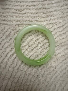 Authentic Green Jade Stone Bangle